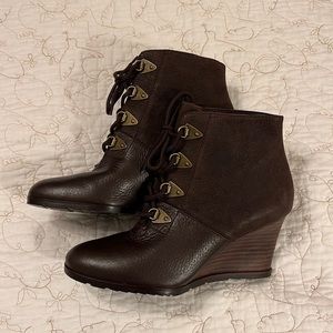 Franco Sarto A-Derby leather boots, size 7